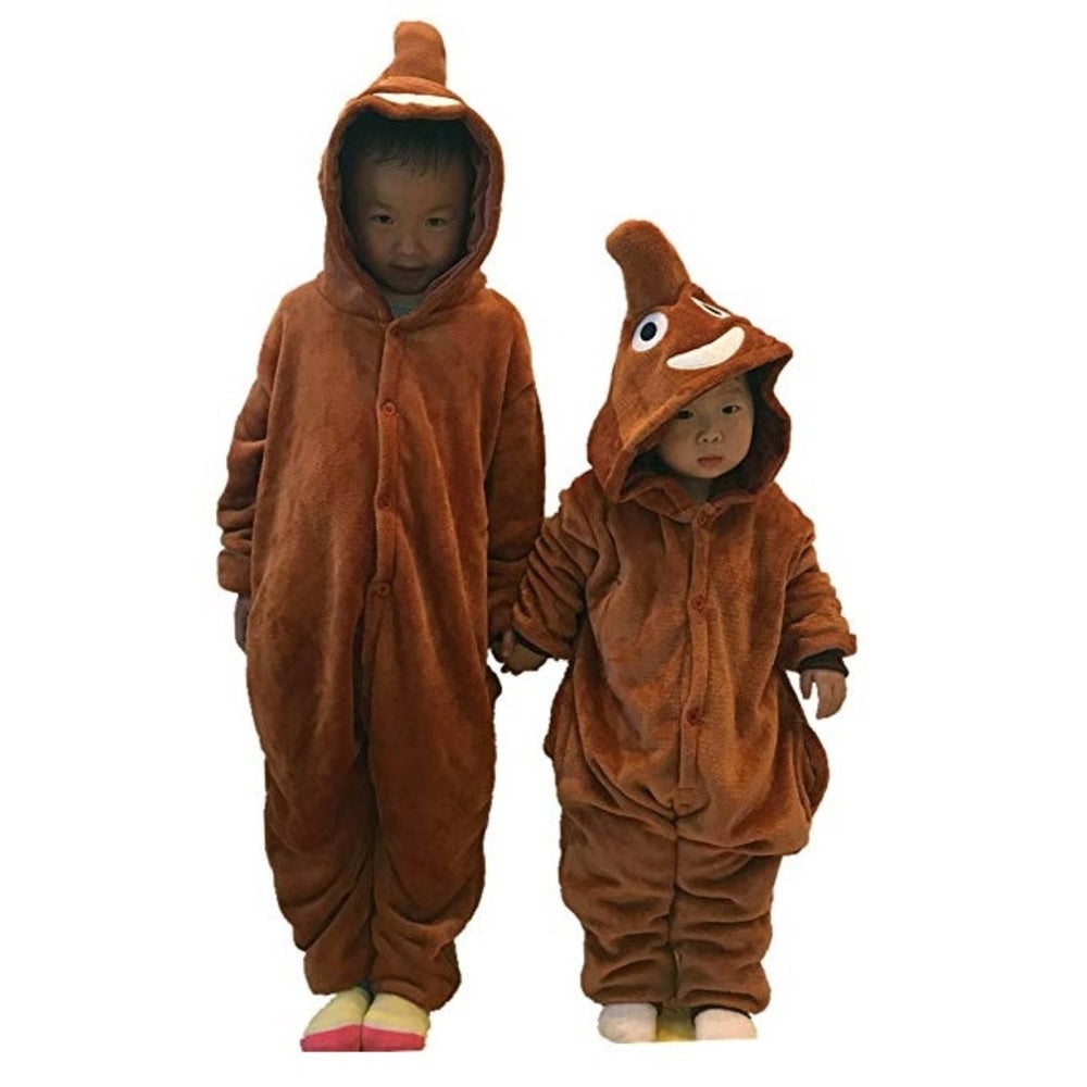 Brown Poop Emoji Kids Onesie