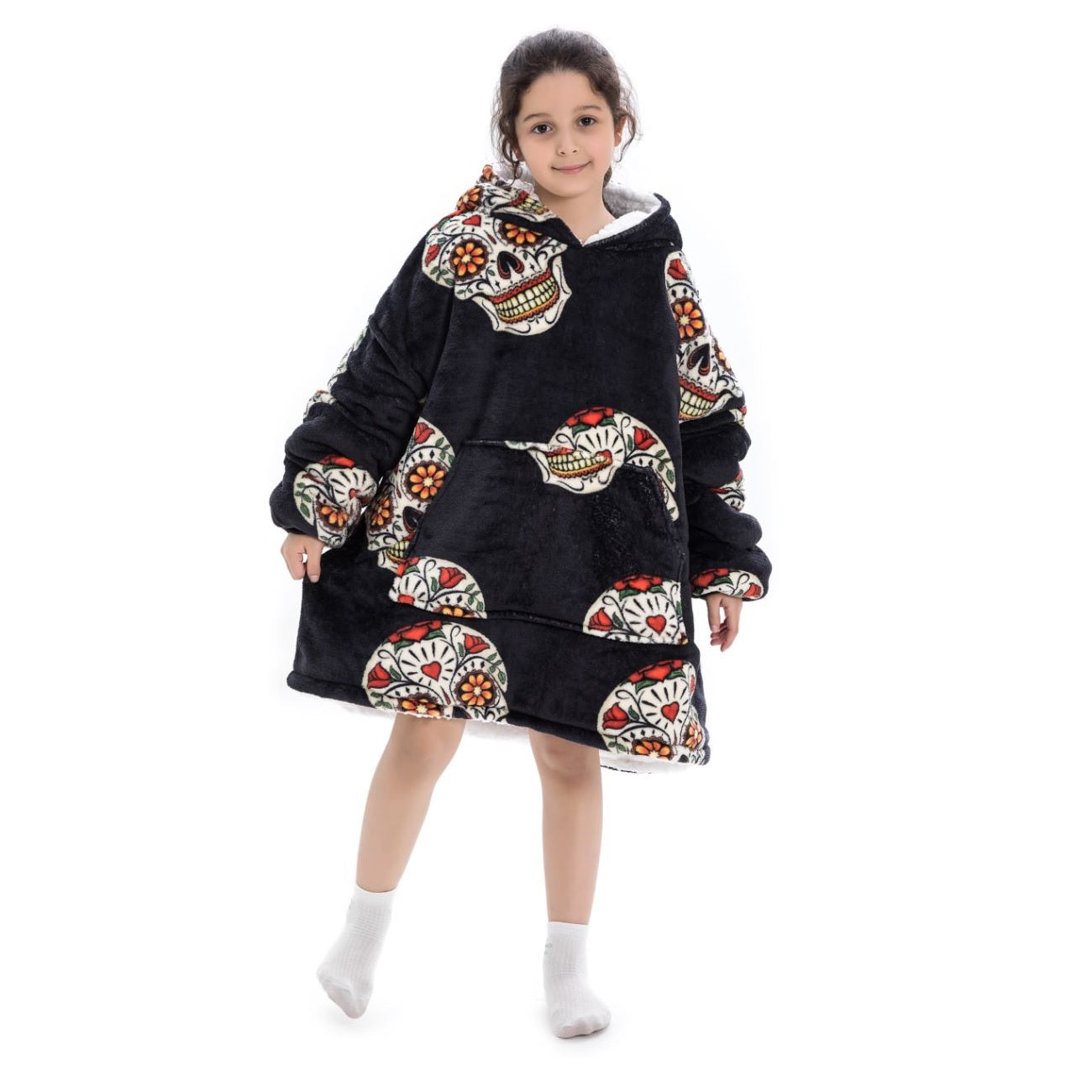 My Snuggy - Baby Sugar Skull Oversized Blanket Hoodie