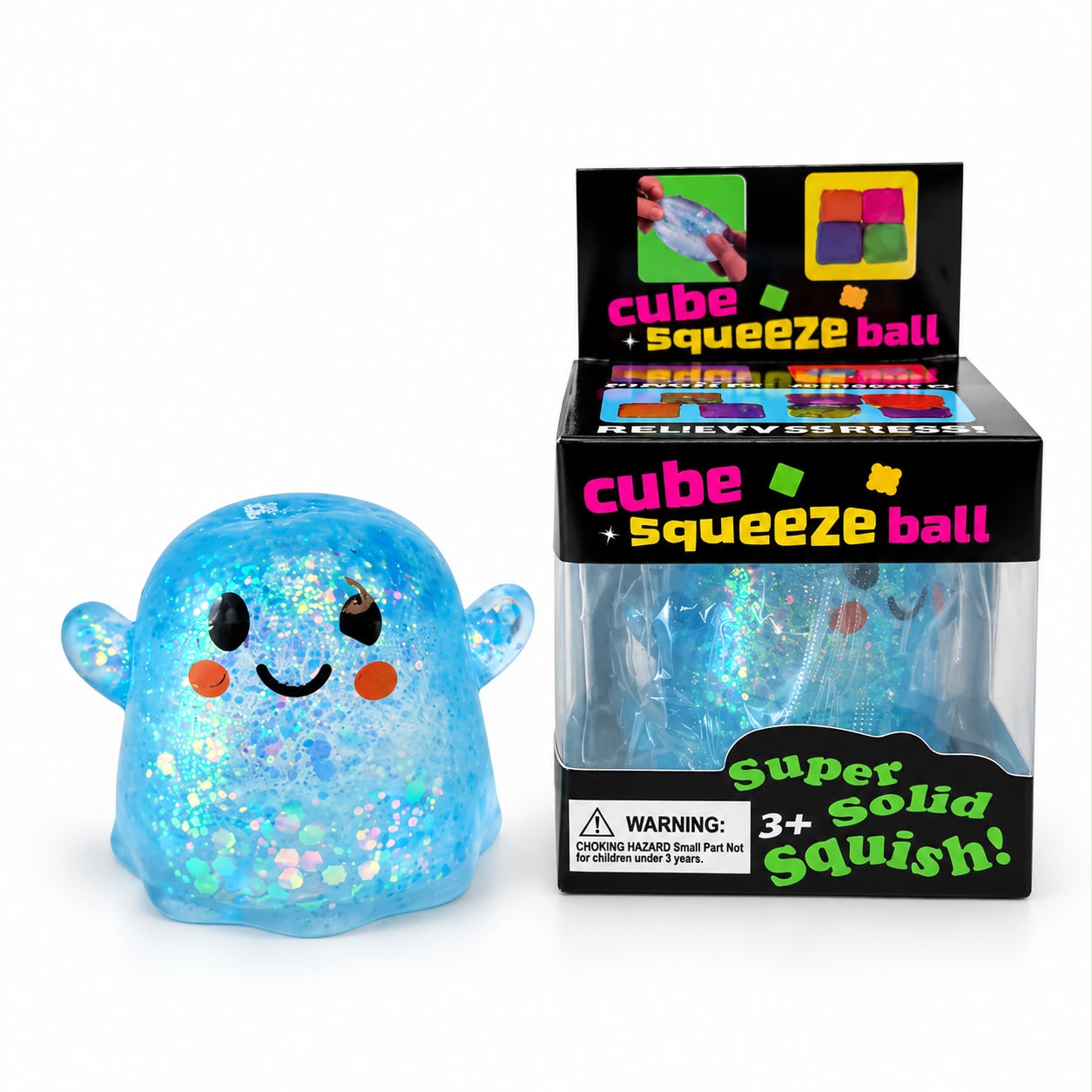 Halloween Glitter Ghost Squishy