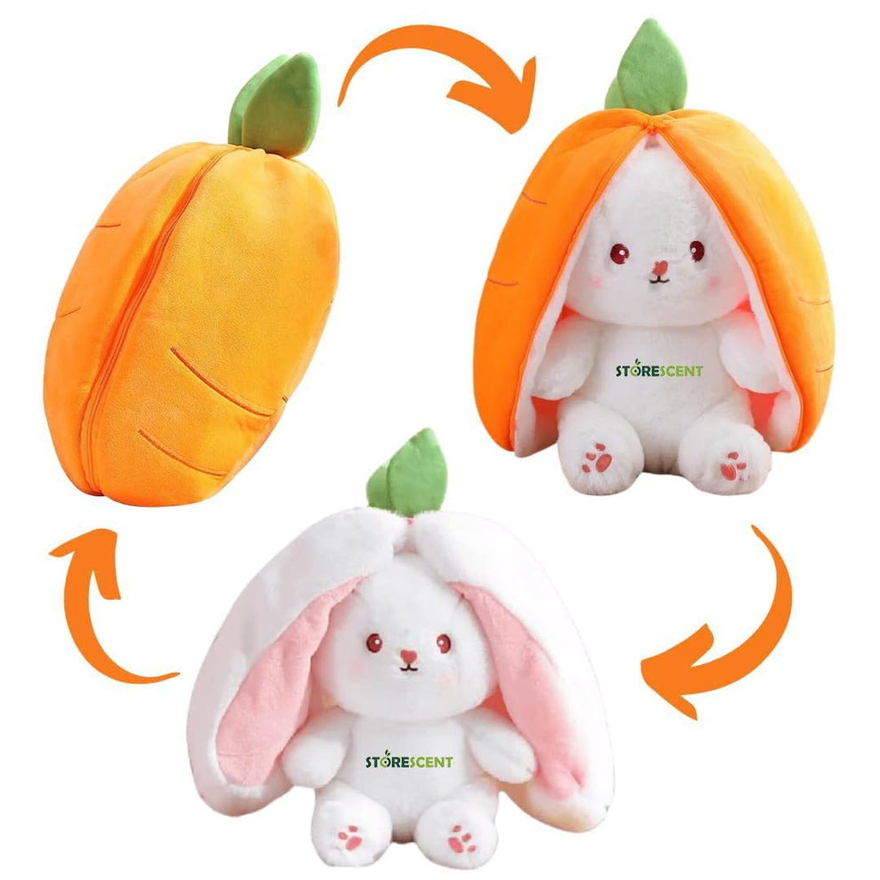 Reversible Carrot Bunny Plush Toy – My Onesie