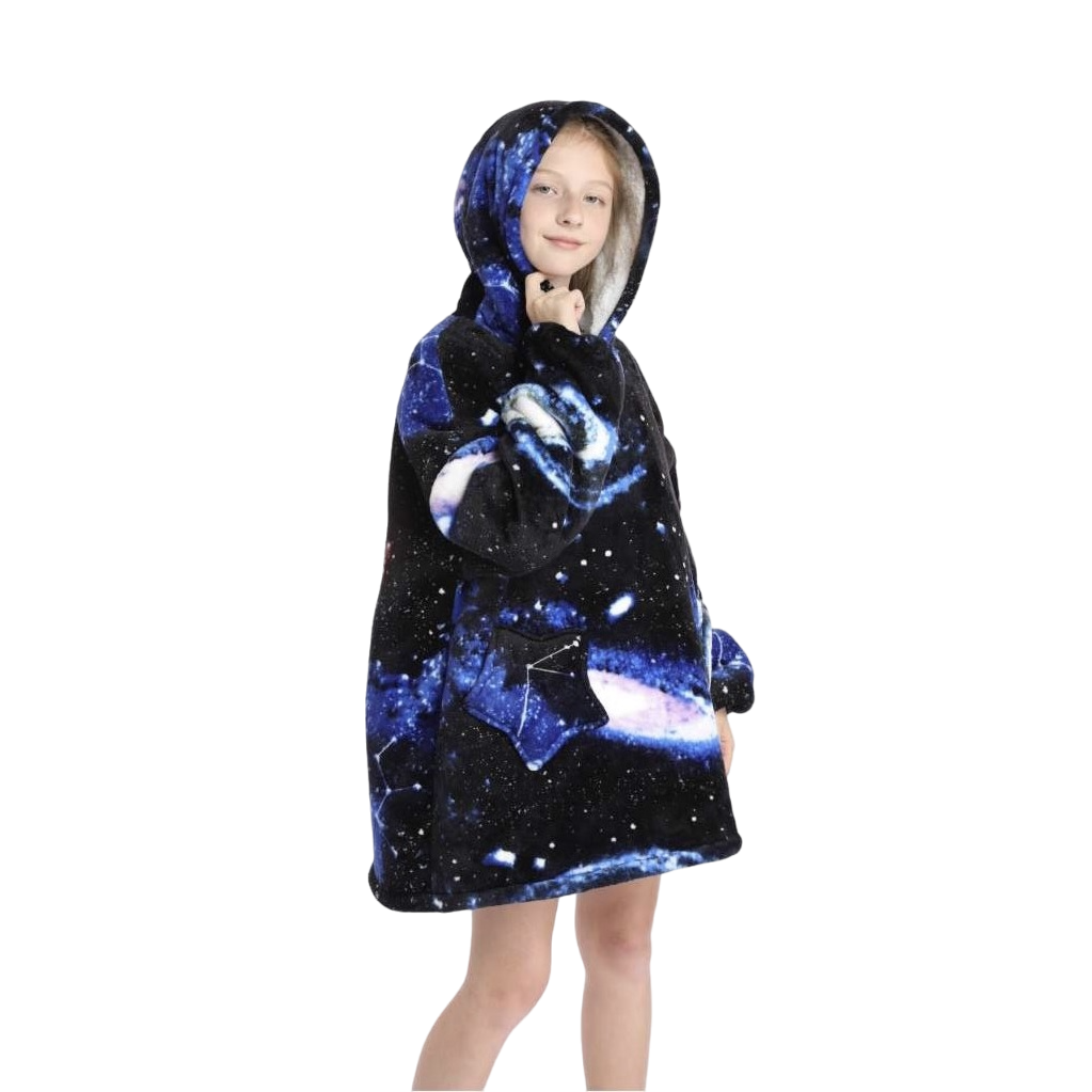 My Snuggy - Baby Dark Galaxy Oversized Blanket Hoodie
