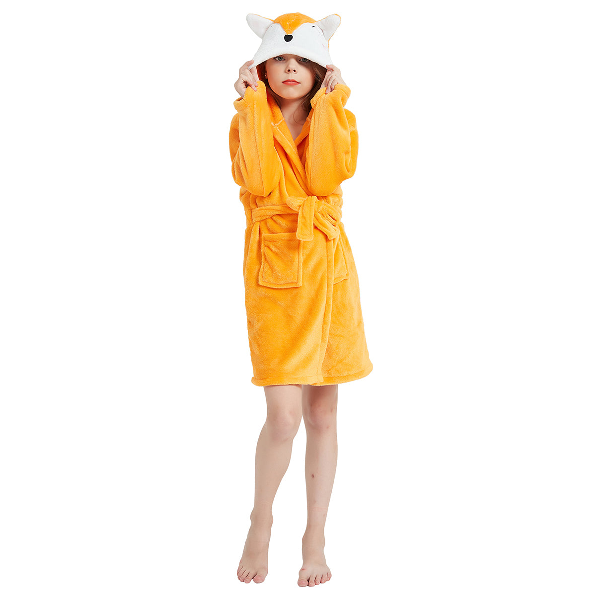Orange Fox Kids Bathrobe – My Onesie