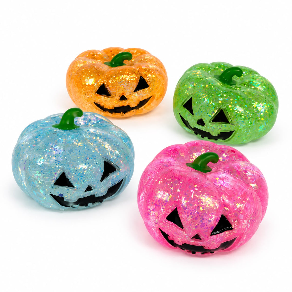 Halloween Glitter Pumpkin Squishy