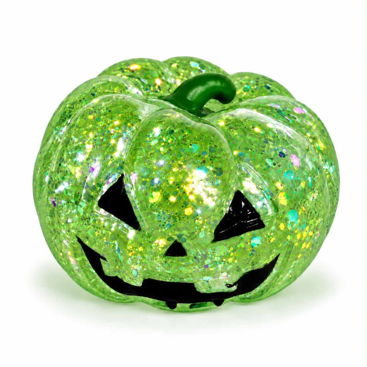 Halloween Glitter Pumpkin Squishy