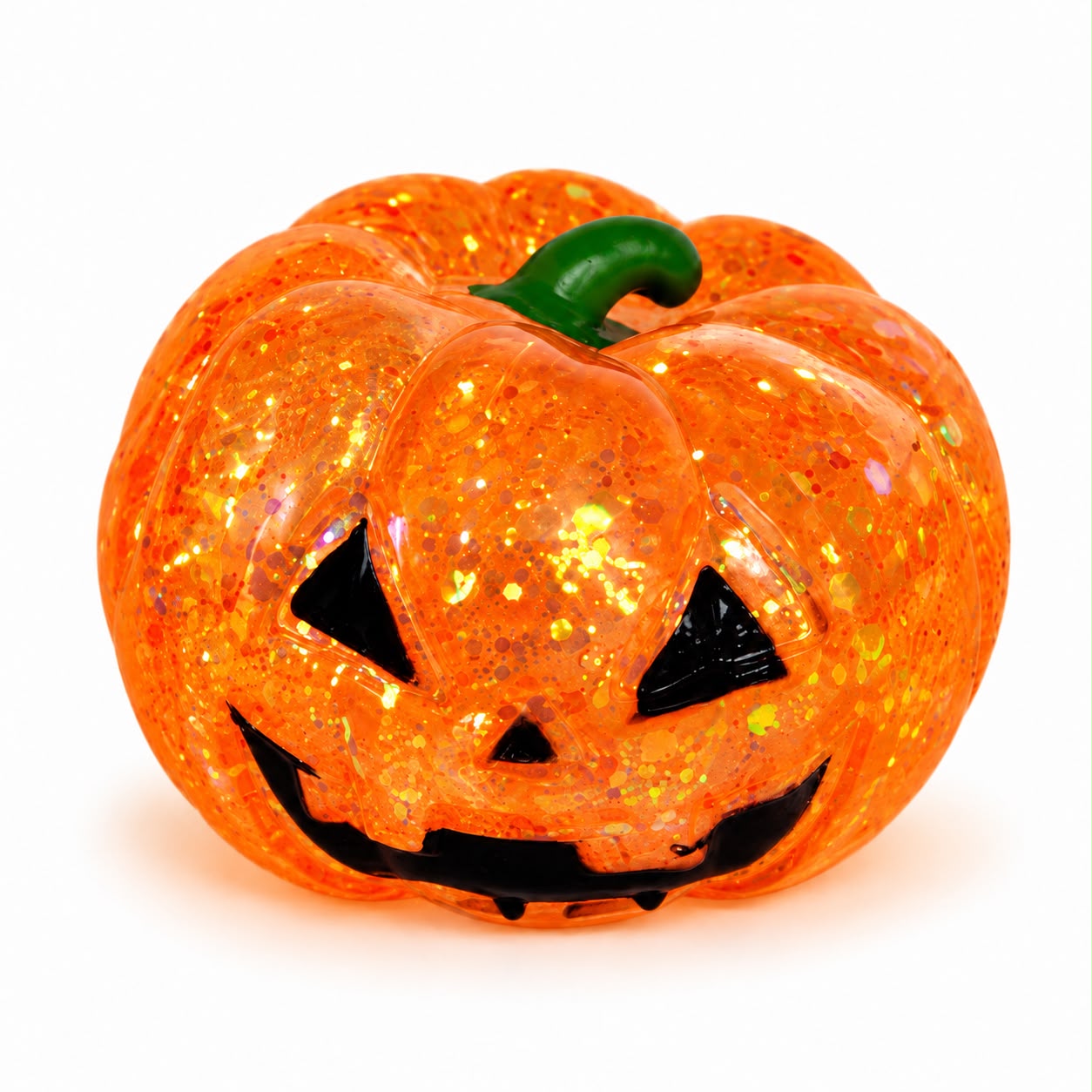 Halloween Glitter Pumpkin Squishy