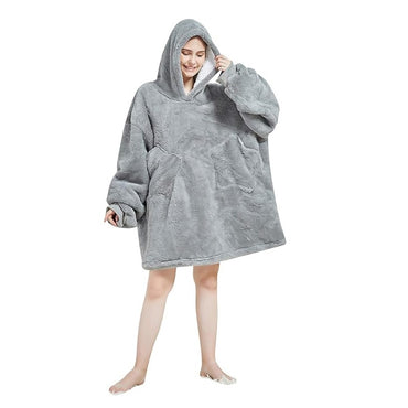 My Snuggy - Large Grey Hoodie Blanket