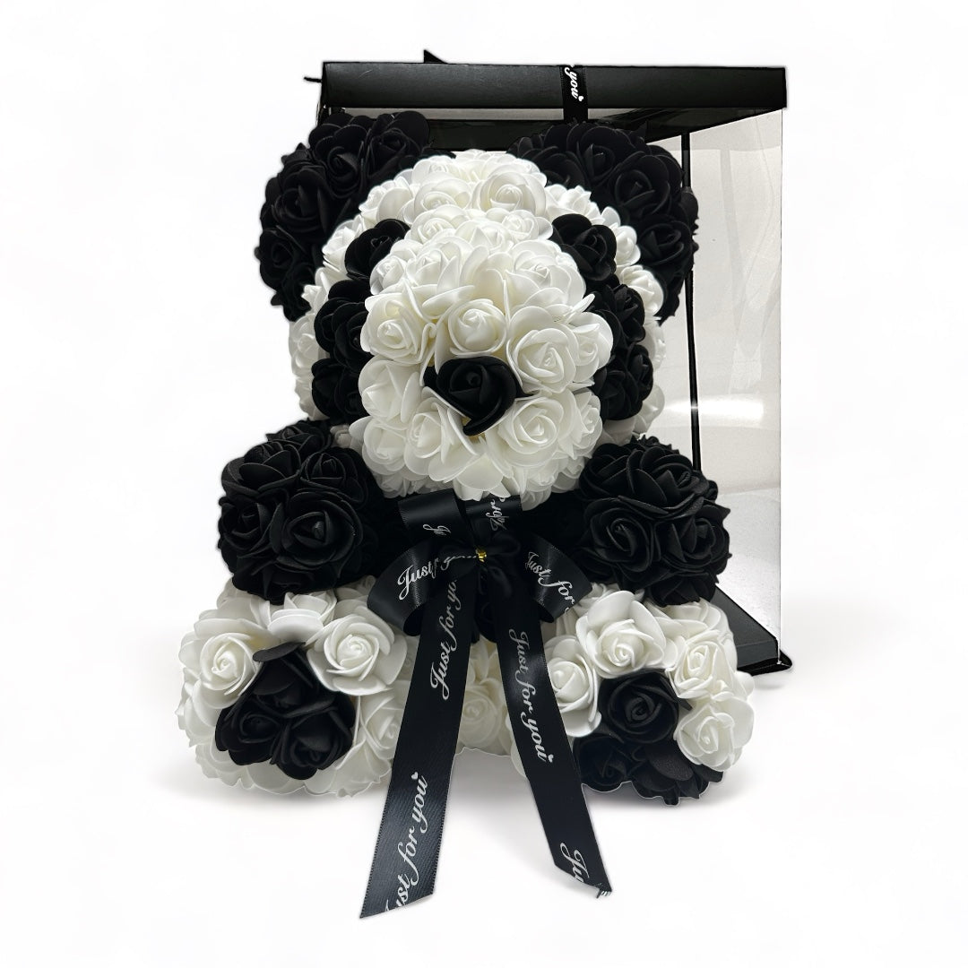 Gorgeous Rose Panda with LED Light and Gift Box - 40cm