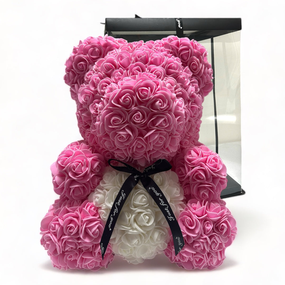 Pink Rose Bear – MyGiftMyChoice