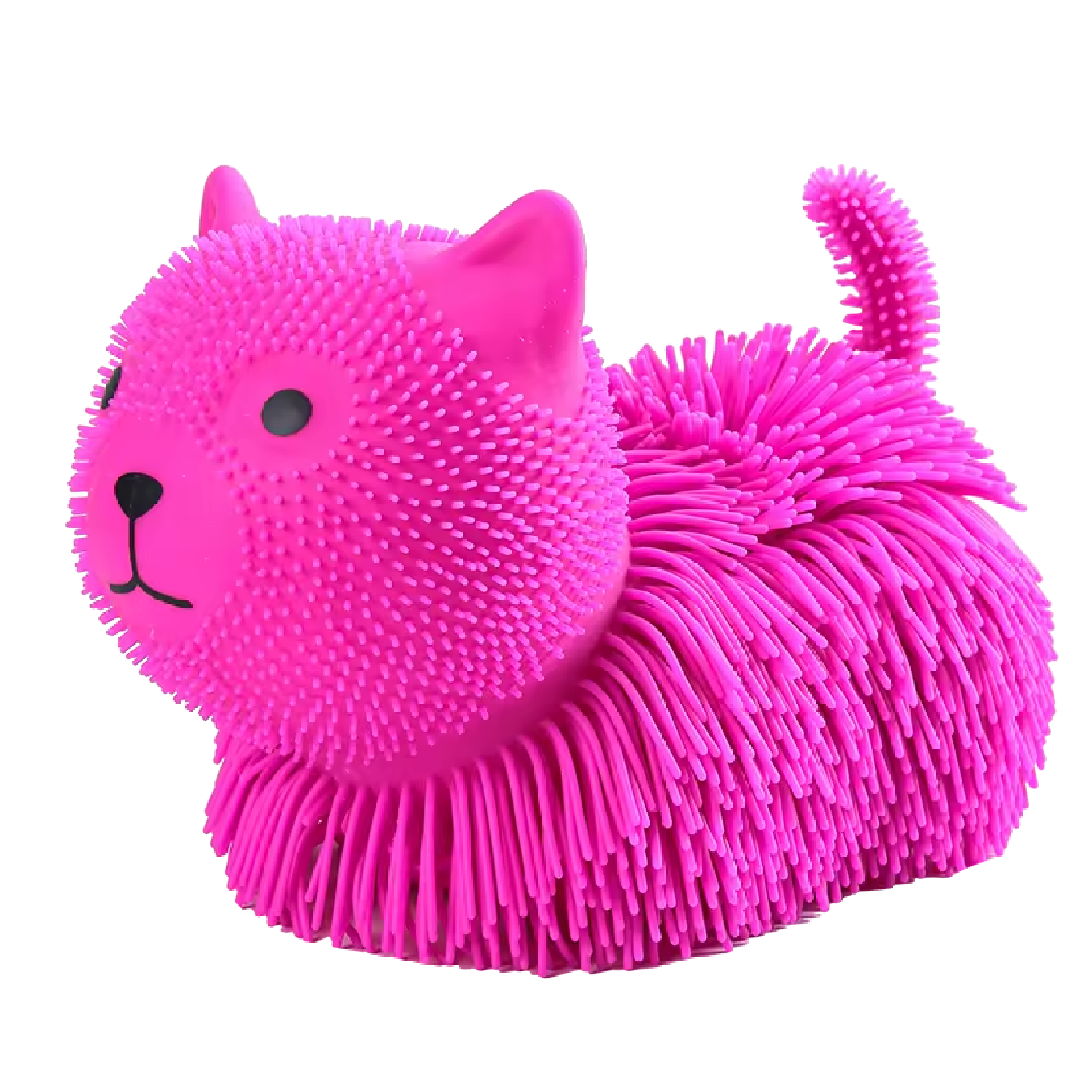 LED Light Bushy Hair Cat Squishy