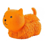 LED Light Bushy Hair Cat Squishy
