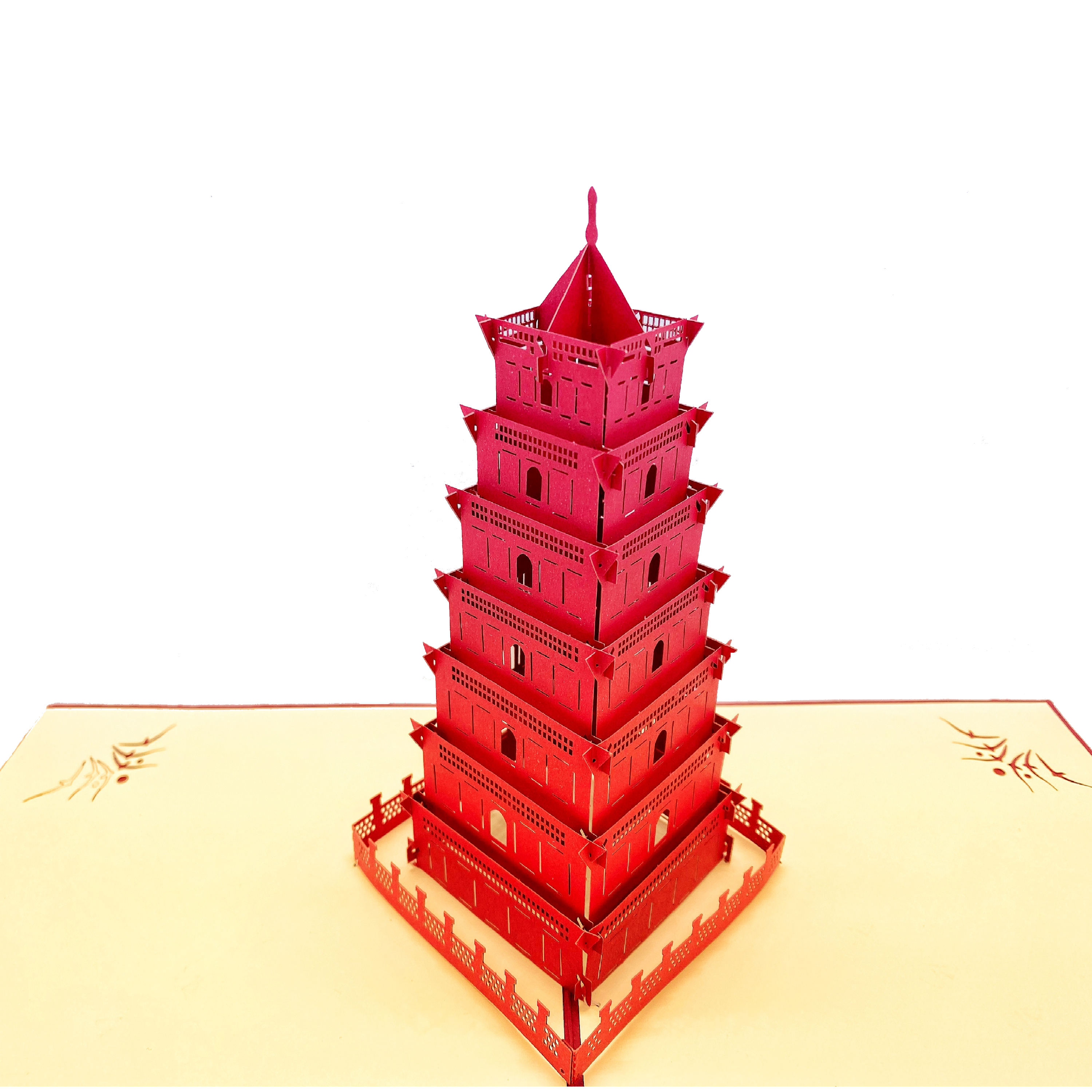 Pop-up Card _ Greater Wild Goose Pagoda