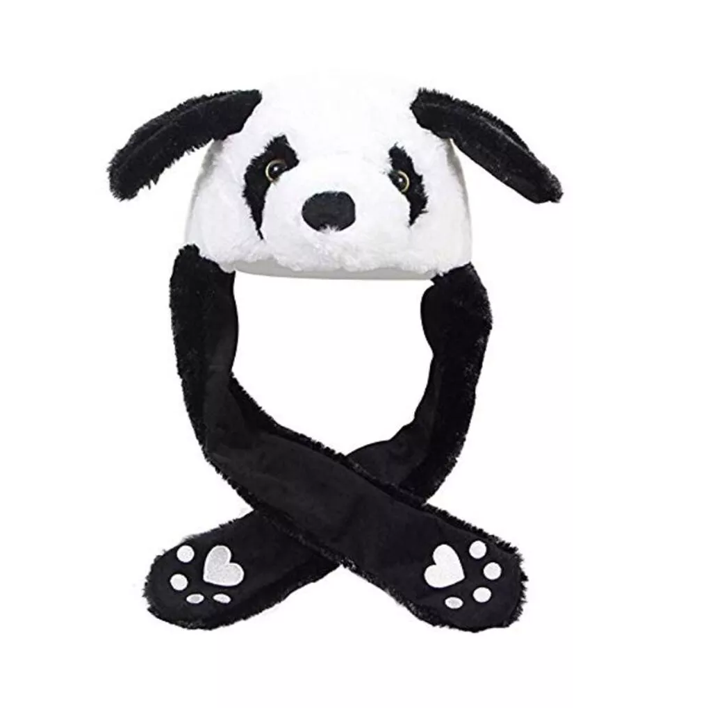 LED Movable-Ear Panda Hat