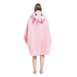 My Snuggy - Large Pink Unicorn Hoodie Blanket