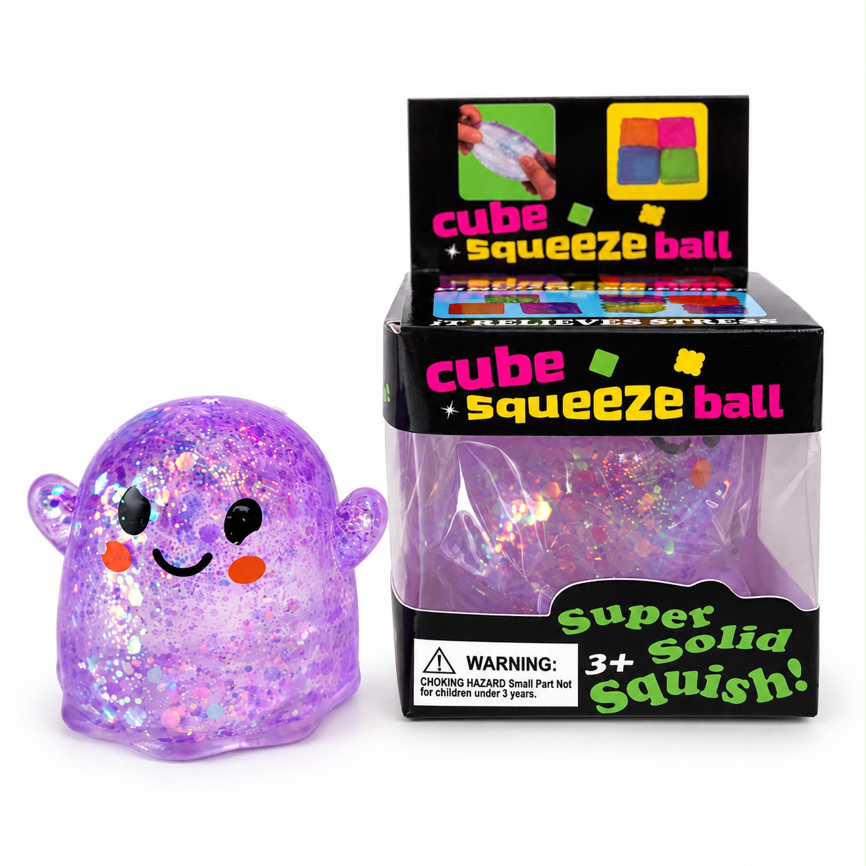 Halloween Glitter Ghost Squishy