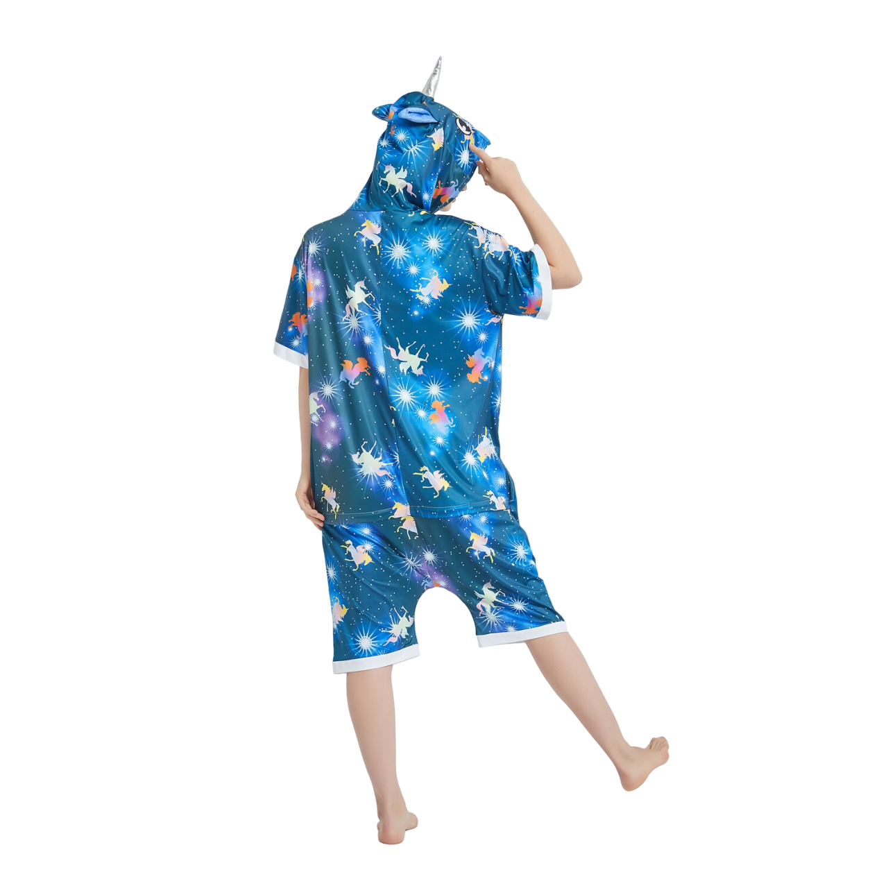 Dark Galaxy Unicorn Adult Summer Onesie