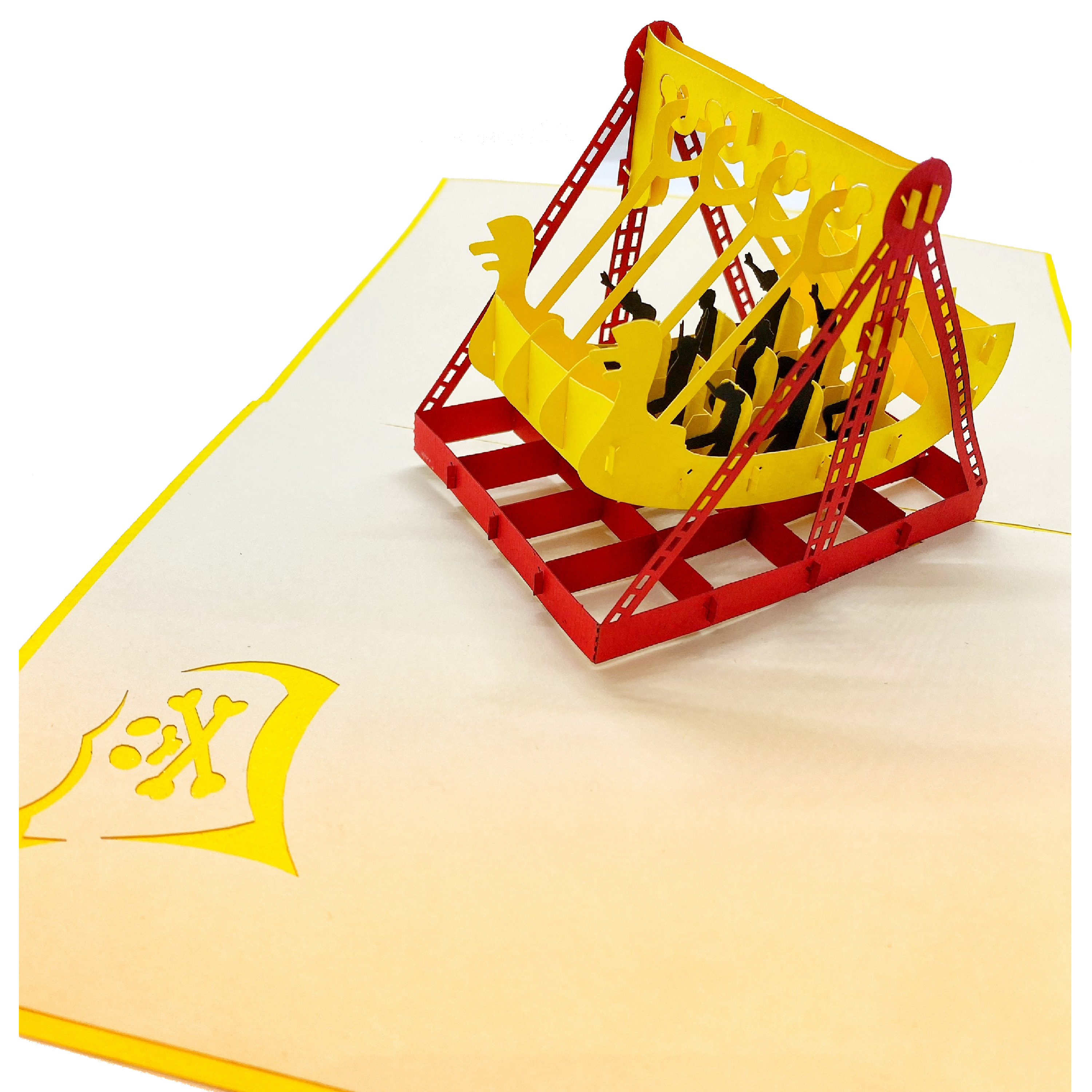 Pop-up Card _ Viking Ship Rides