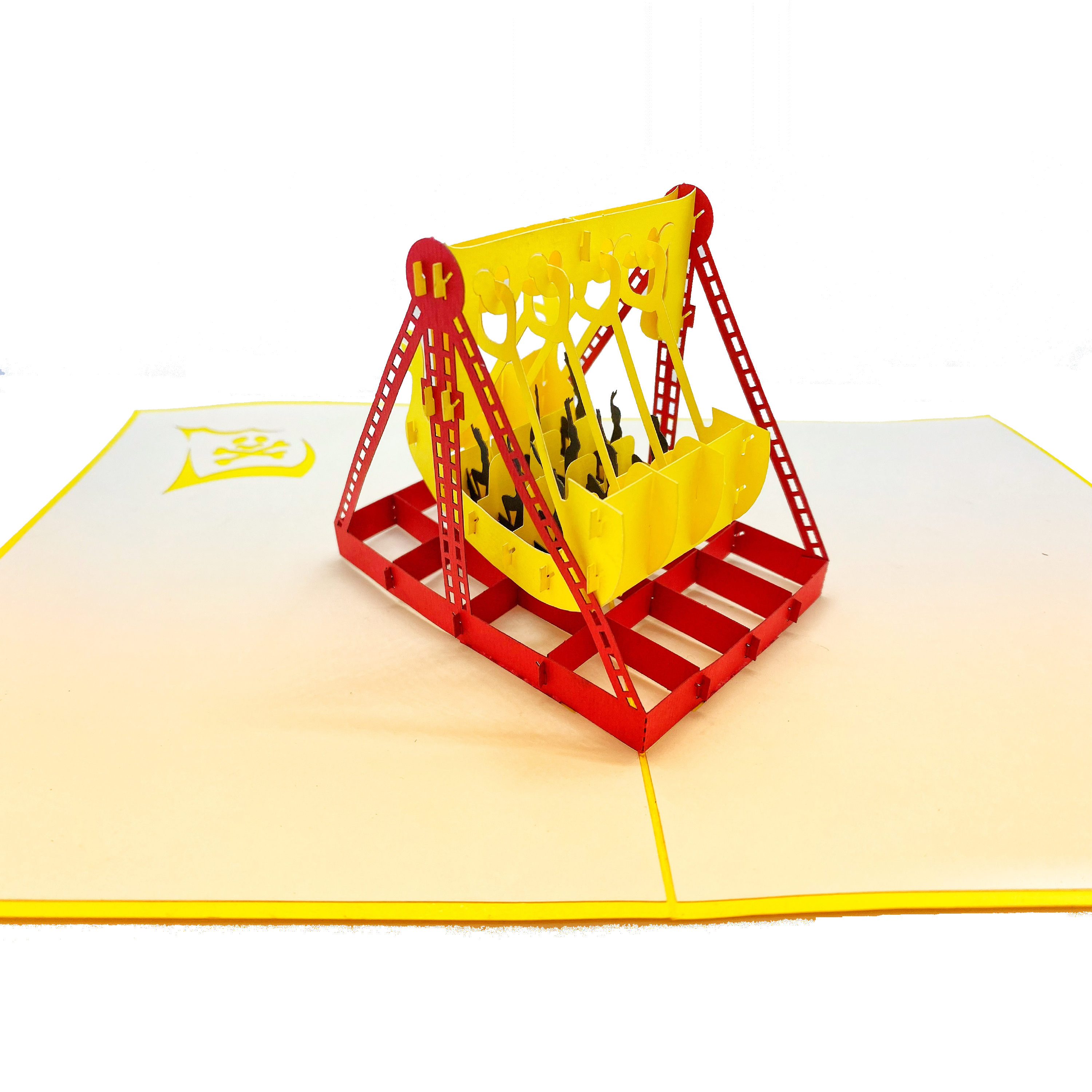 Pop-up Card _ Viking Ship Rides