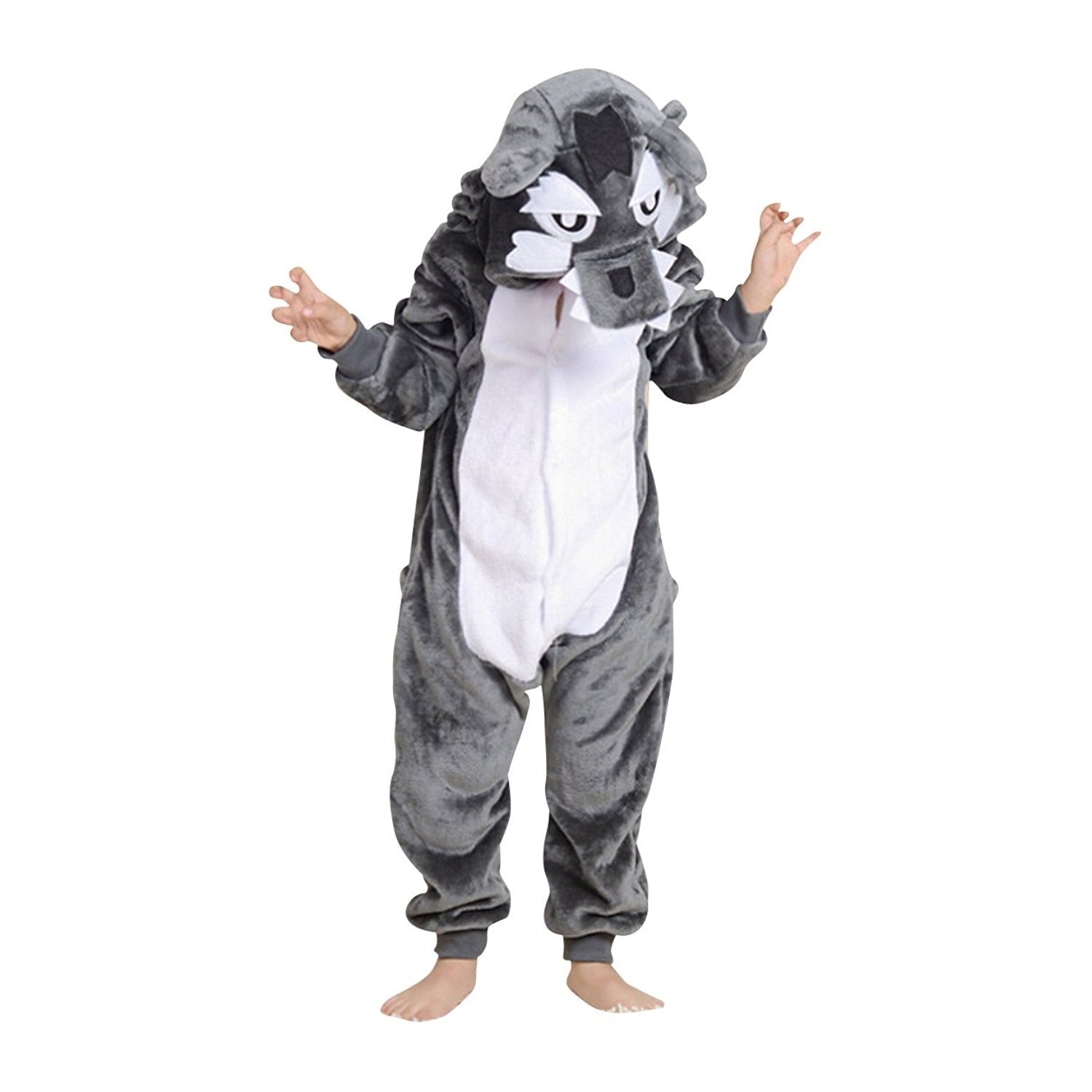 Grey Wolf Kids Onesie My Onesie