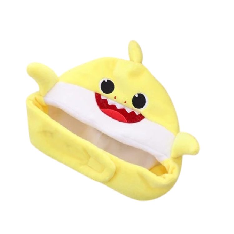 LED Movable-Ear Yellow Baby Shark Hat
