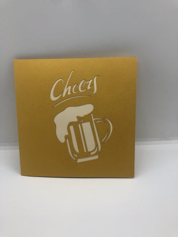 Pop-up Card _ Beer Cup