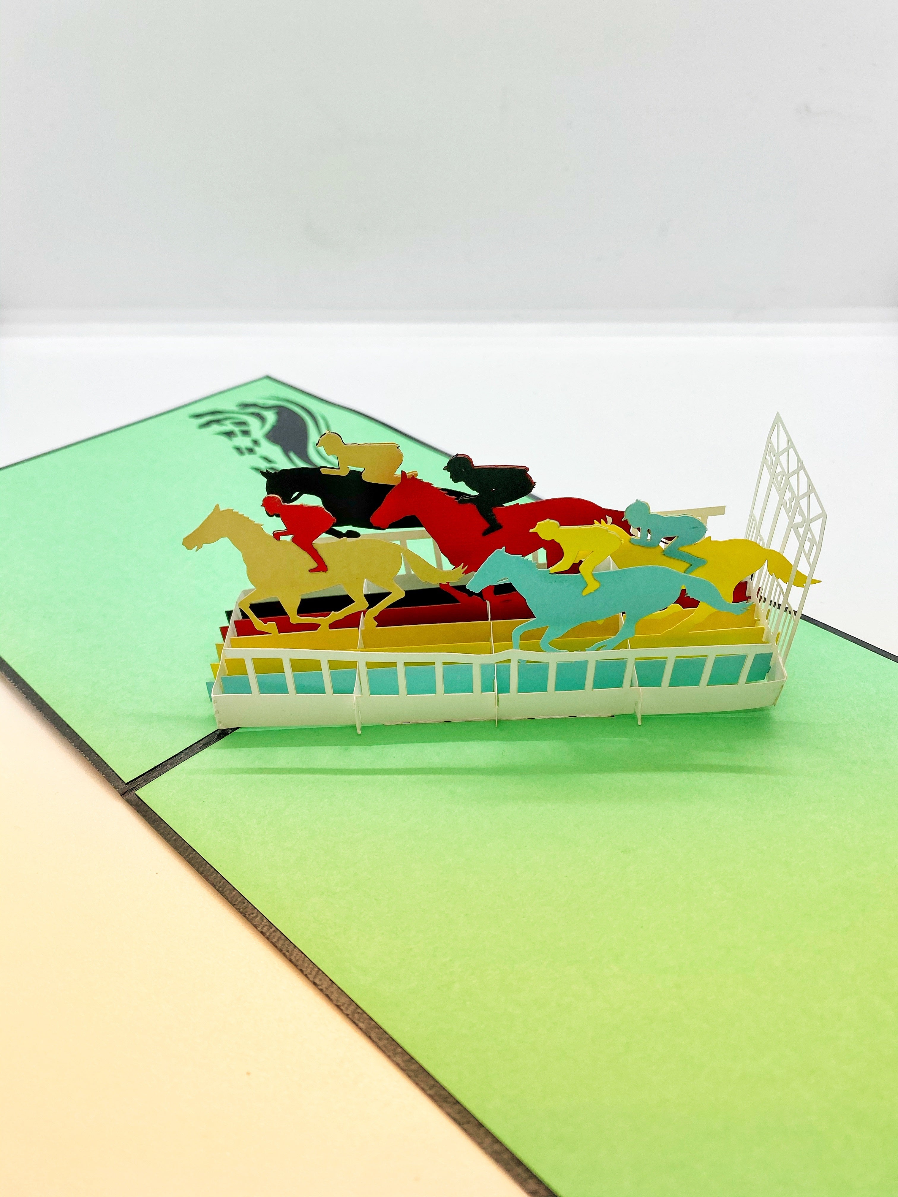 Pop-up Card _ Horse Jockey