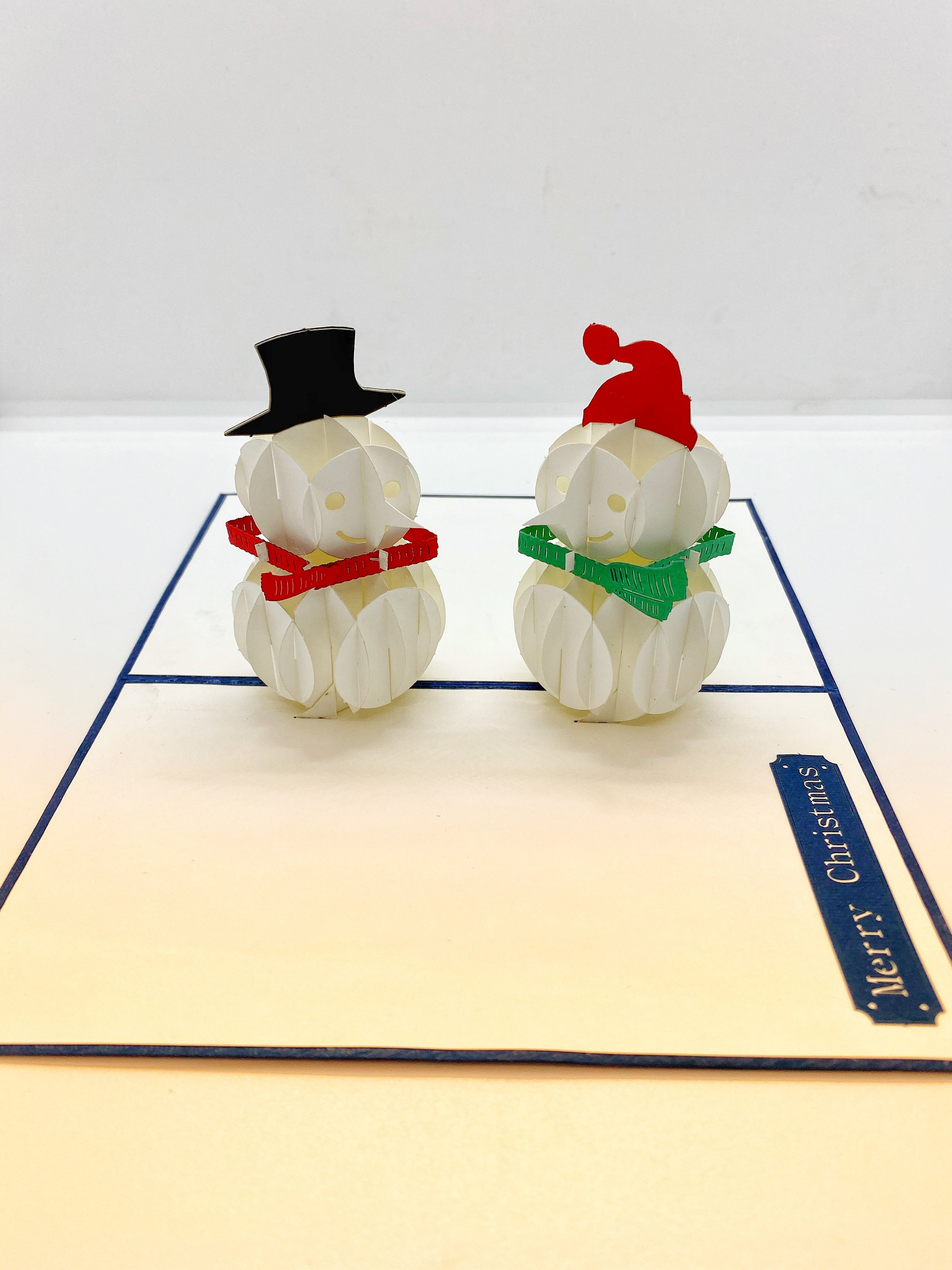 Pop-up Card _ More Snowmen