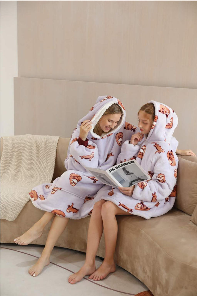 My Snuggy - Large Sloth Hoodie Blanket
