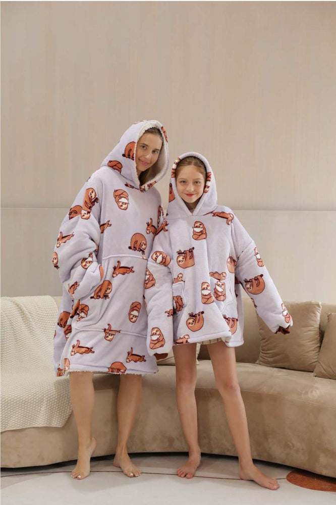My Snuggy - Large Sloth Hoodie Blanket