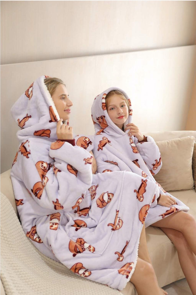 My Snuggy - Large Sloth Hoodie Blanket