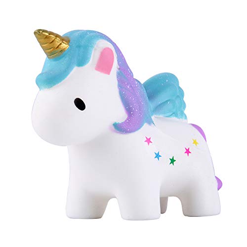 Blue Unicorn Squishy