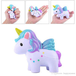 Blue Unicorn Squishy