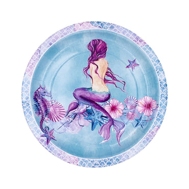 Mermaid Theme Birthday Party Cutlery Package (#Type D)