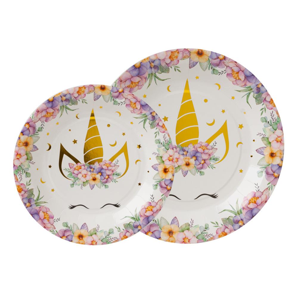 Unicorn Theme Birthday Party Cutlery Package (#Type B)