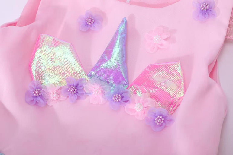 Pink Costume Unicorn Princess Costume Set